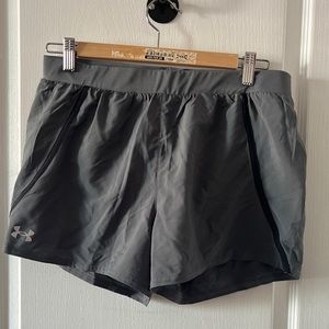 Under Amour grey running shorts medium